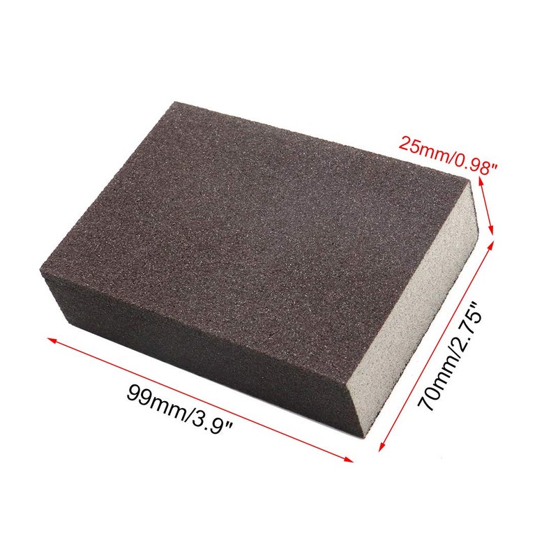 Luomorgo Sanding Sponge Sanding Blocks Polished Elastic Sanding Block Extra Fine (400-600 Grit) 8pcs - Image 4